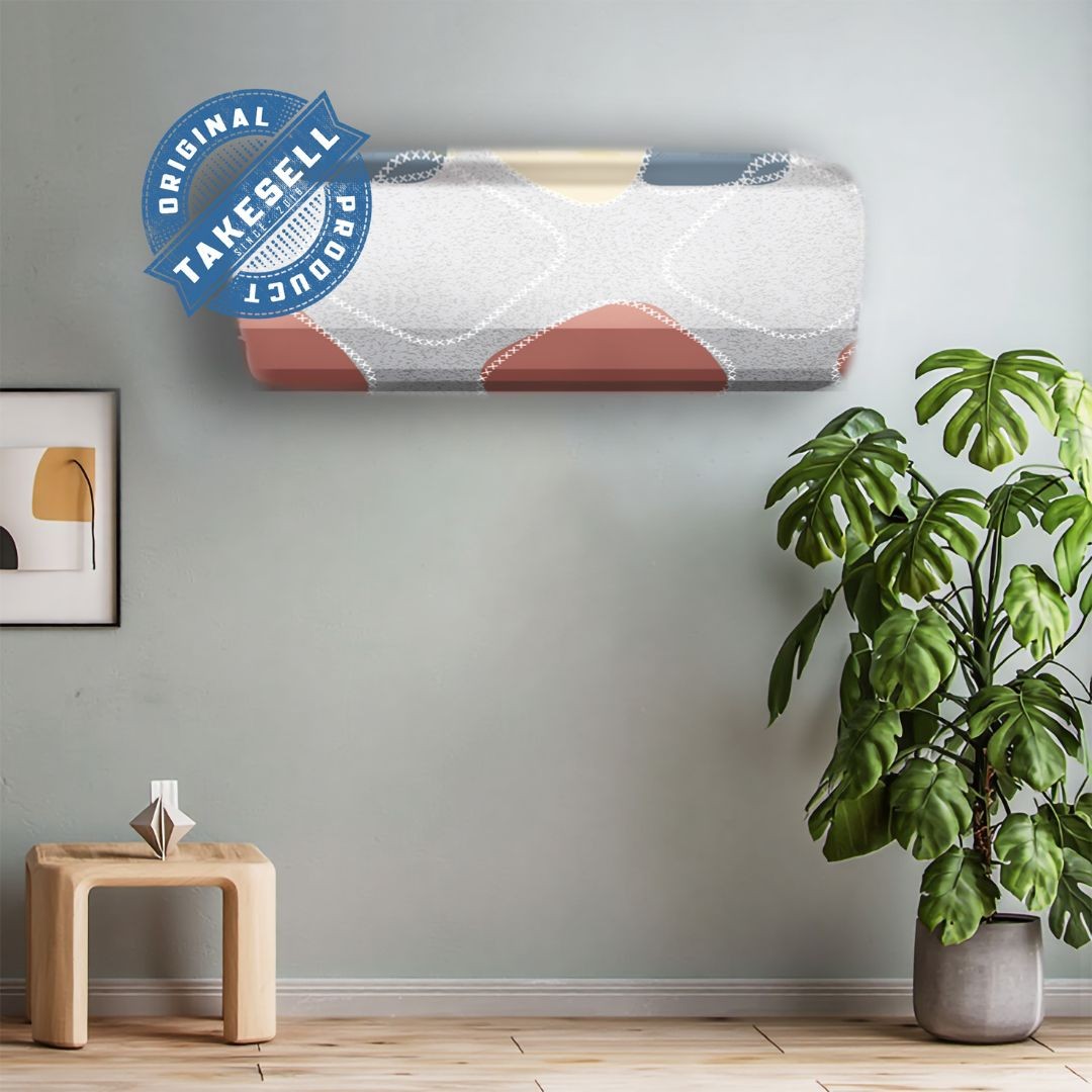 Modern Quilted Geometric AC Cover