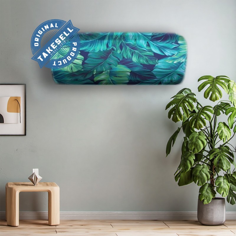 Regal Azure Damask Split AC Cover