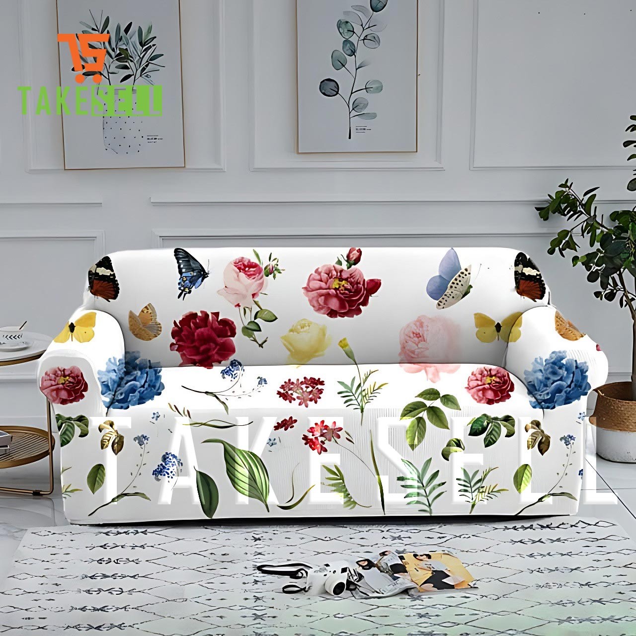 New Fashionable  China Print Sofa Cover