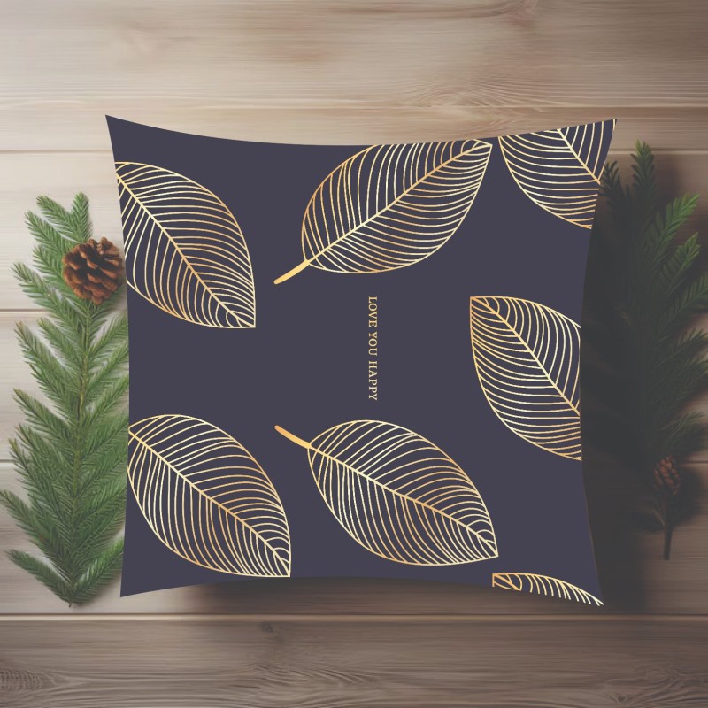 5 pcs china print cushion cover in black.