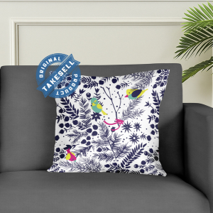 Cushion Cover with a floral pattern 5 Pic.