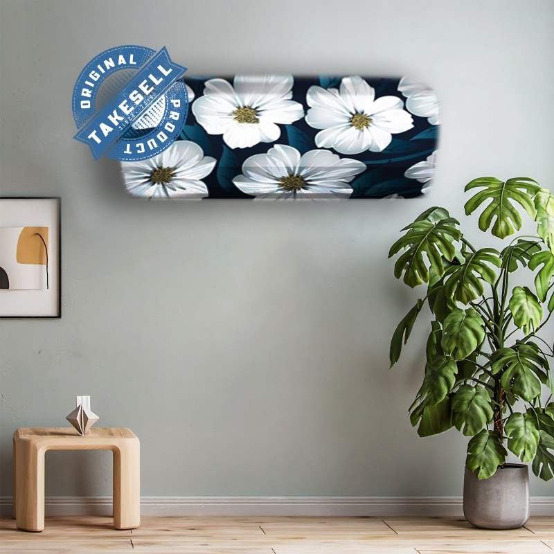 Crimson Tropical Split AC Cover