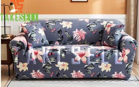 3D China Print Sofa Covers (2+2+1)