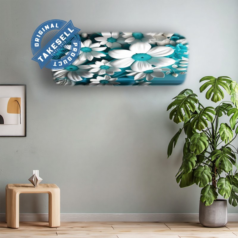 Aqua Daisy 3D AC Cover