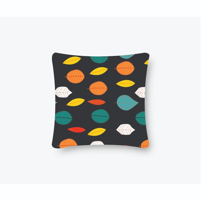 5 pcs cushion cover china prints in black.