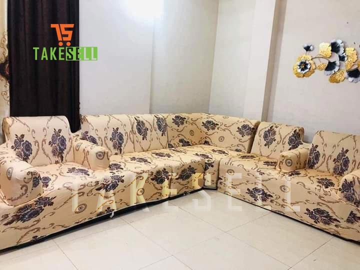 Printed Sofa Cover 2 seat