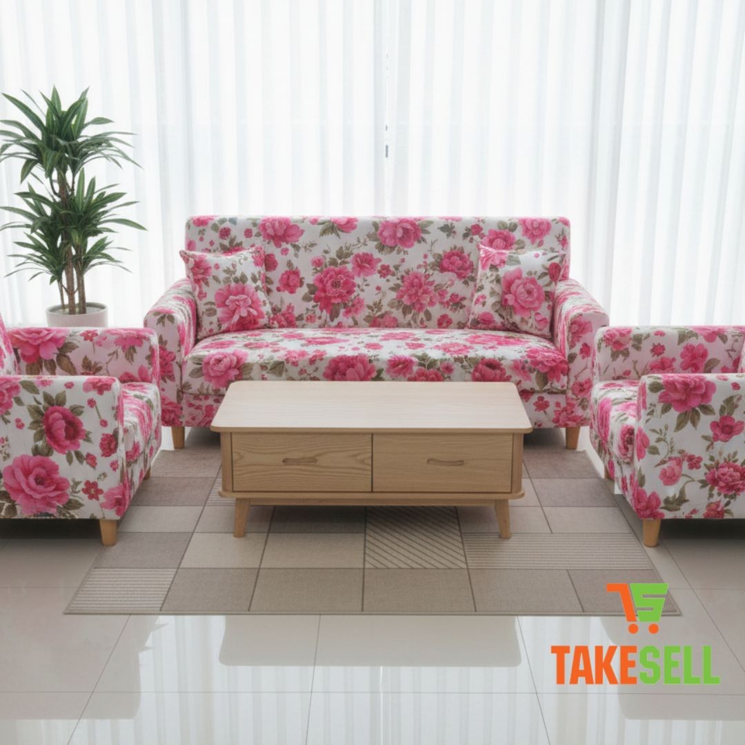 Peony Patchwork Garden Sofa Cover 2+2+1