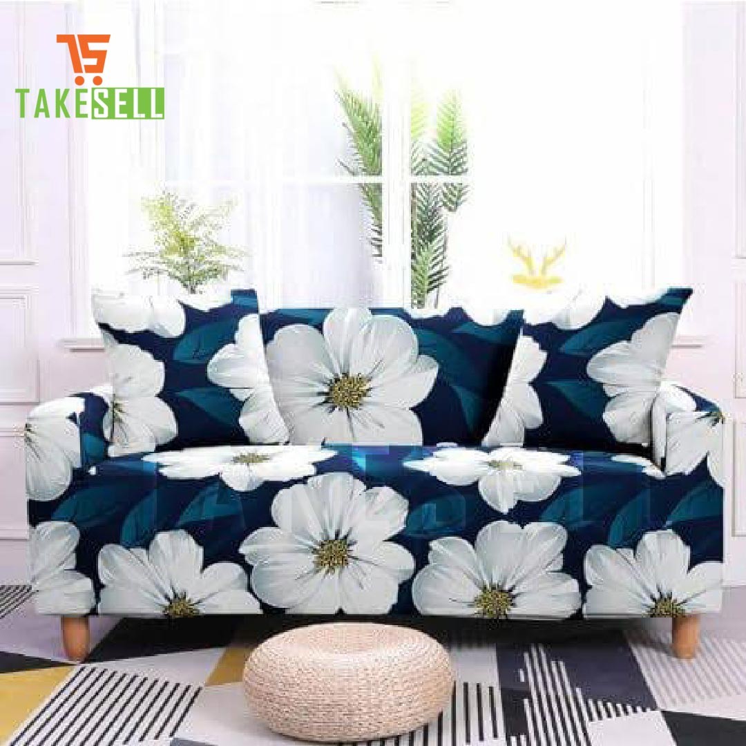 Best quality 3+2+1 China Print Sofa Cover