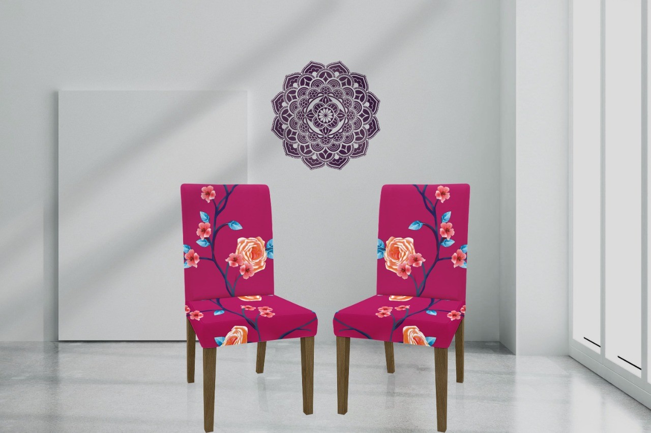 china print chair cover in Bangladesh.