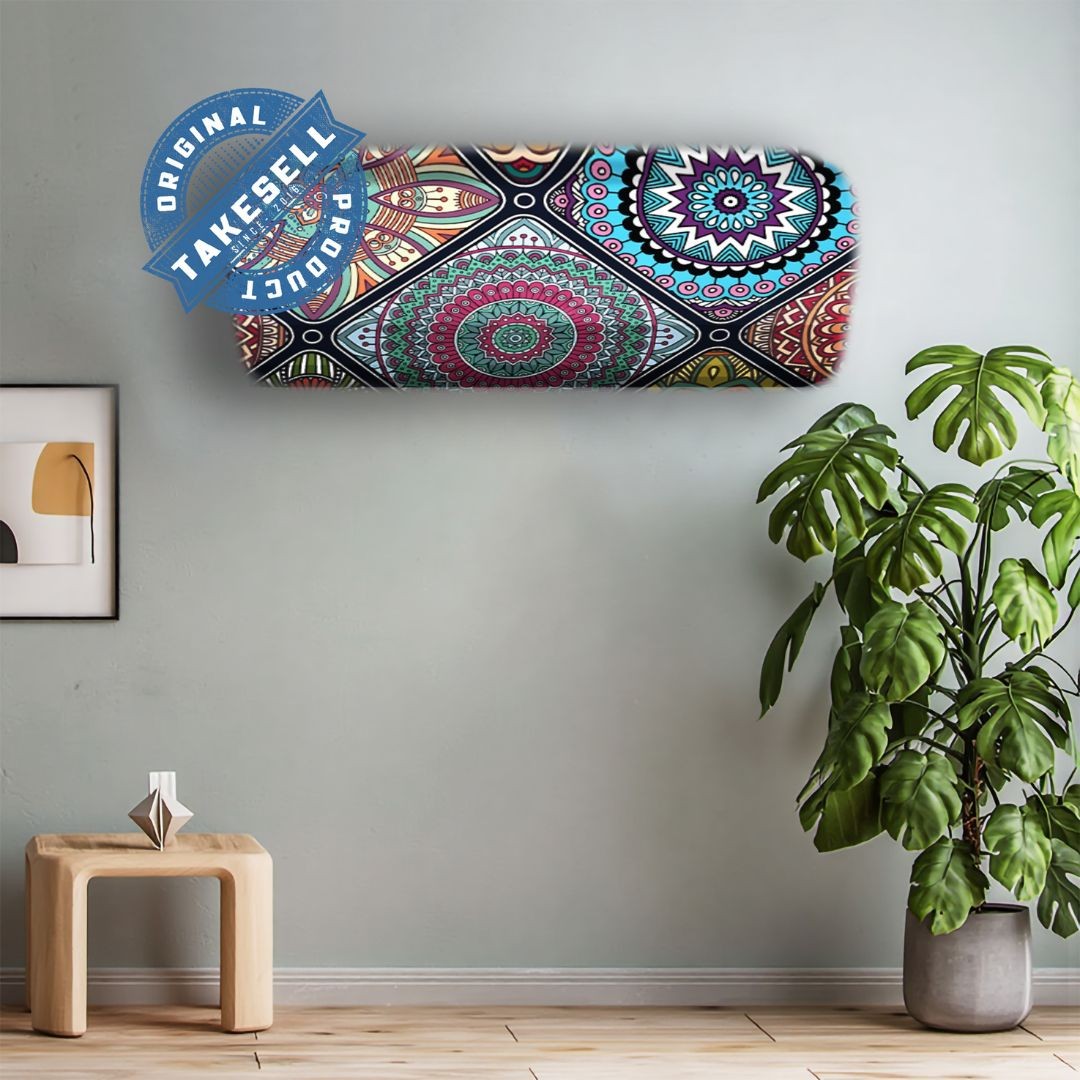Bohemian Mandala Patchwork AC Cover