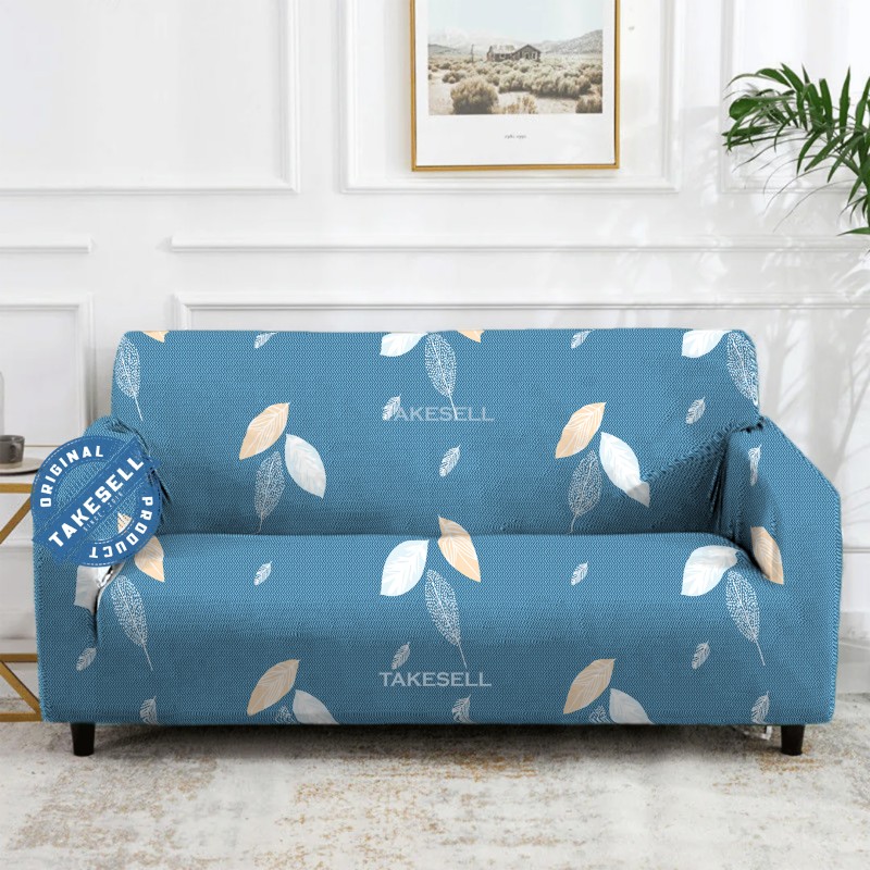 Sky Feather Stretch Sofa Cover