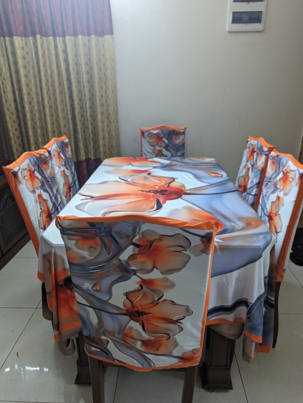 Dining Table cover with chair: Elevate Your Dining Experience.