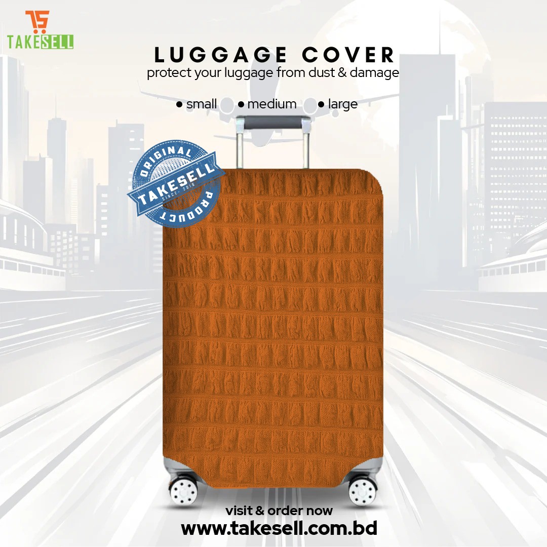 Terracotta Orange Turkey Luggage Cover