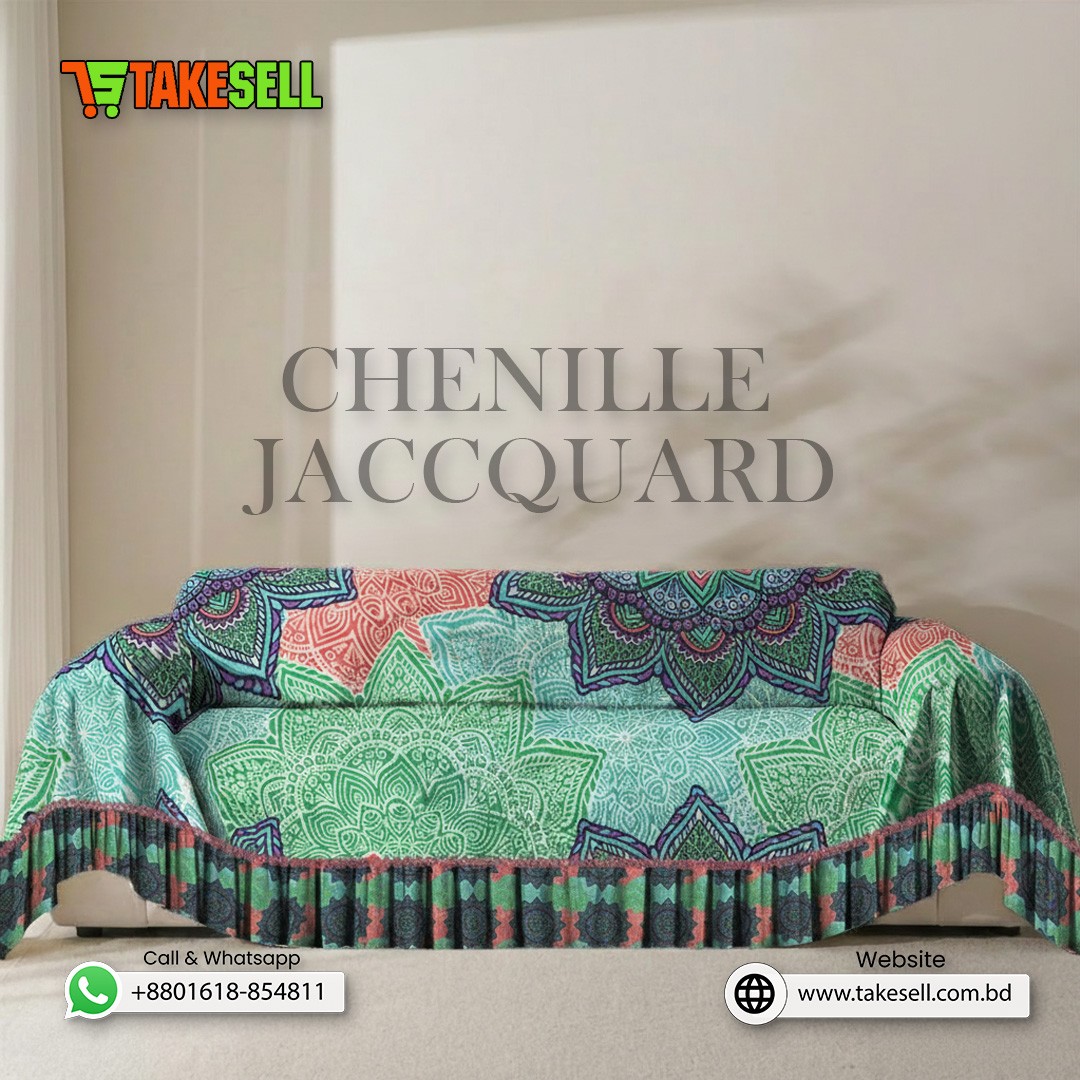 Duvet Chenille jacquard Sofa Cover Full Spandex 2+2+1