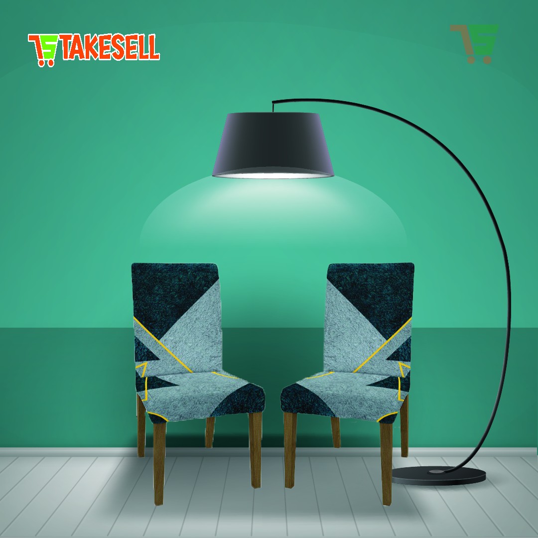 Beautifully Designed China Print Chair Covers.