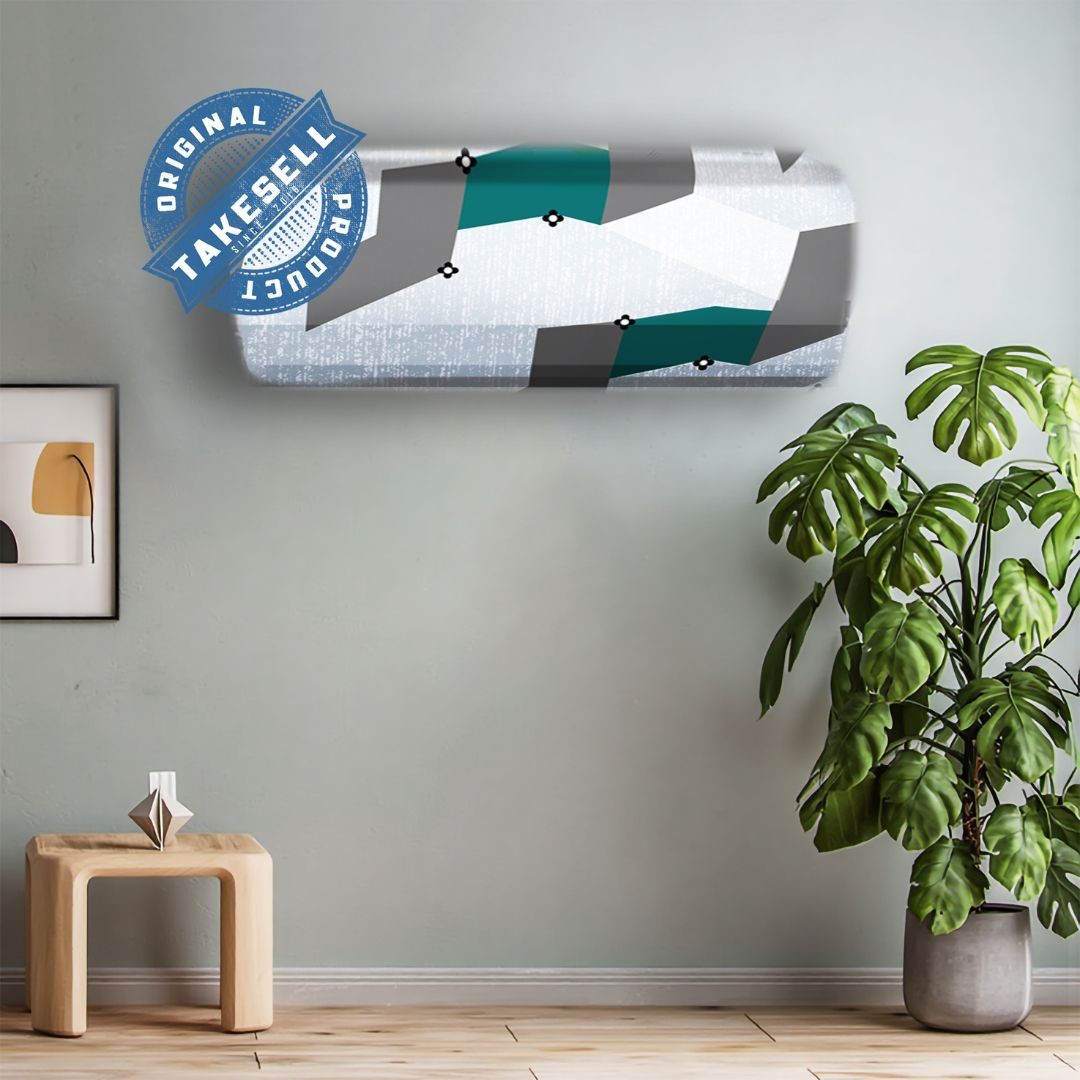 3D Geometric Cube AC Cover