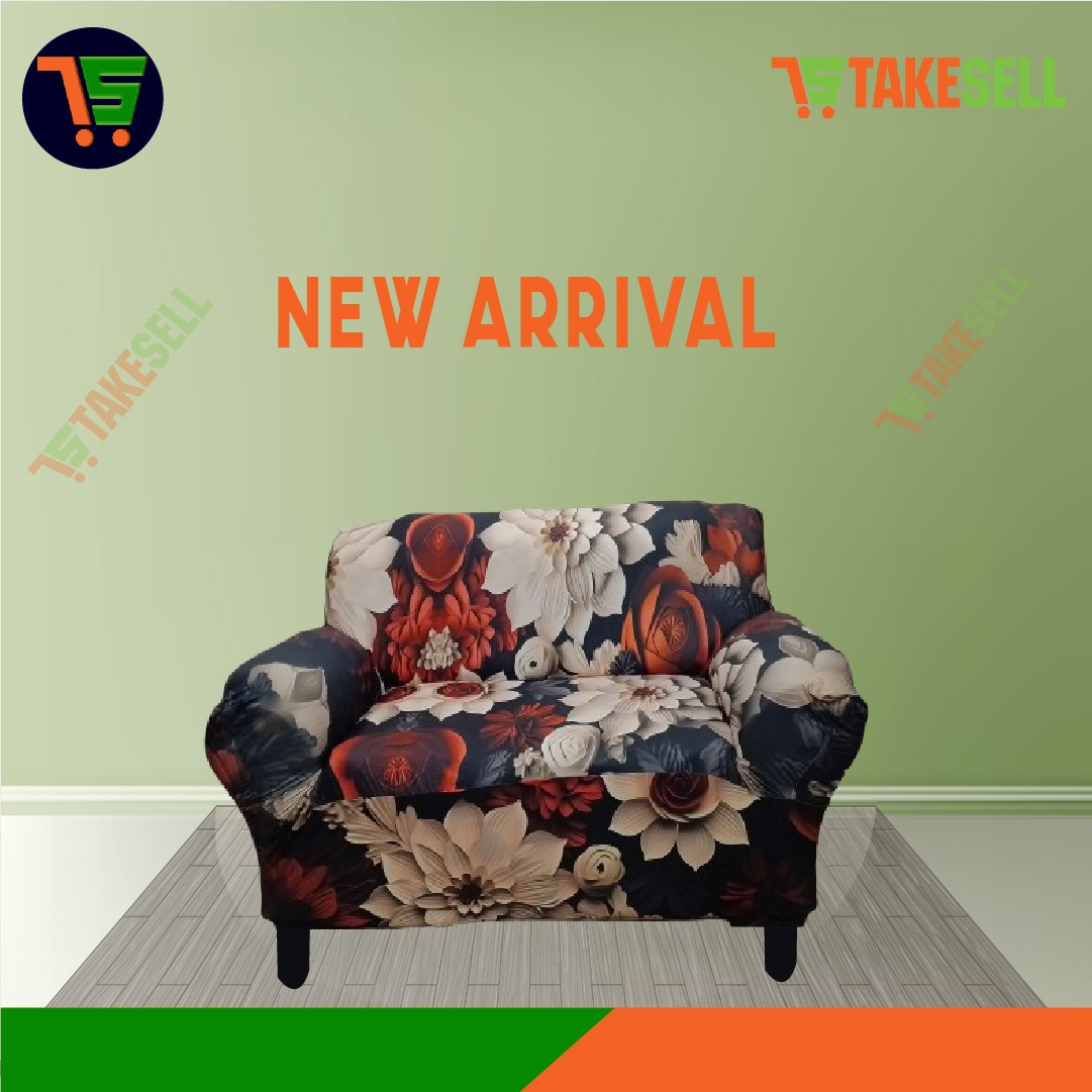3D china Digital print sofa cover.