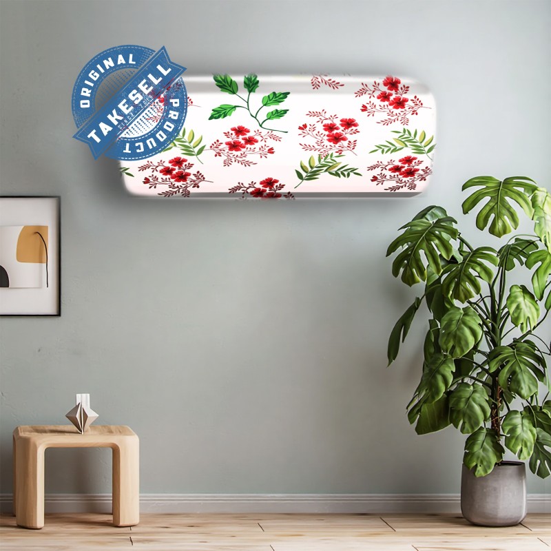 Coral Heart Stream Split AC Cover