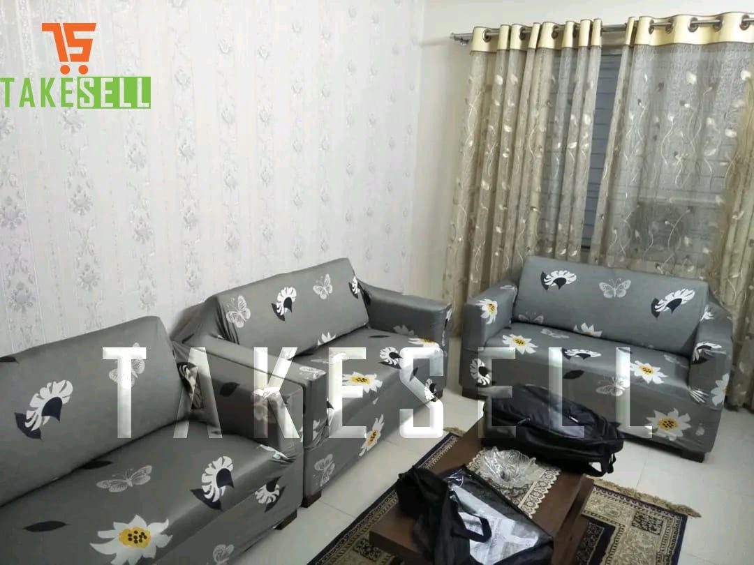 Printed Sofa Cover 3 seater