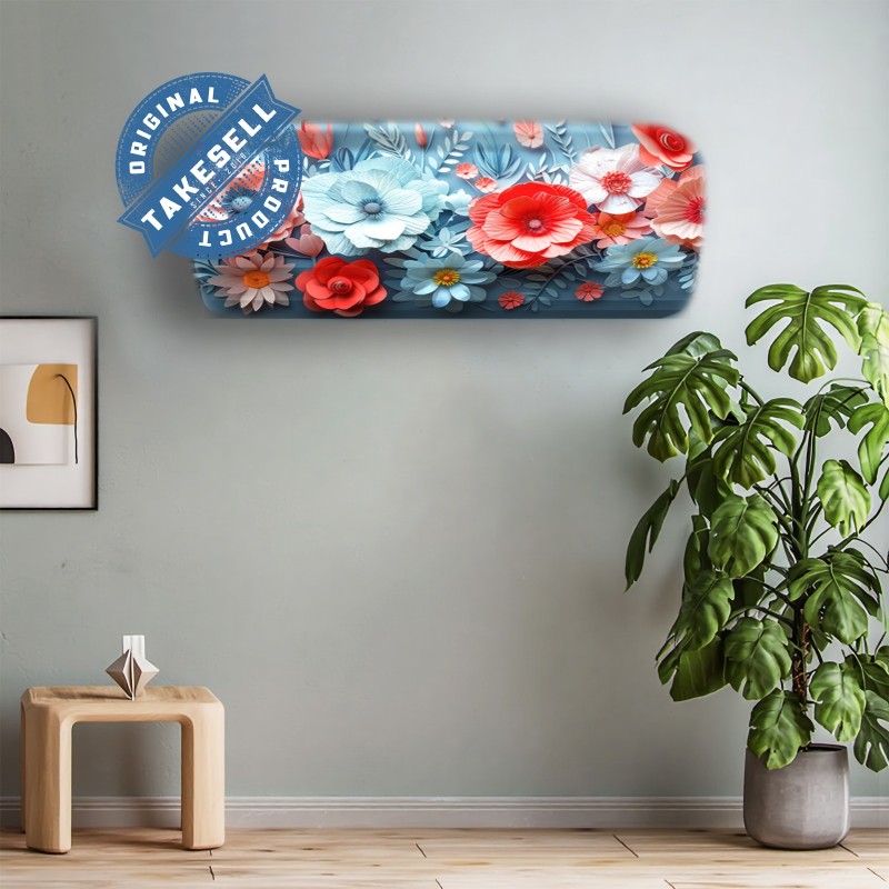 Crackle Split AC Cover