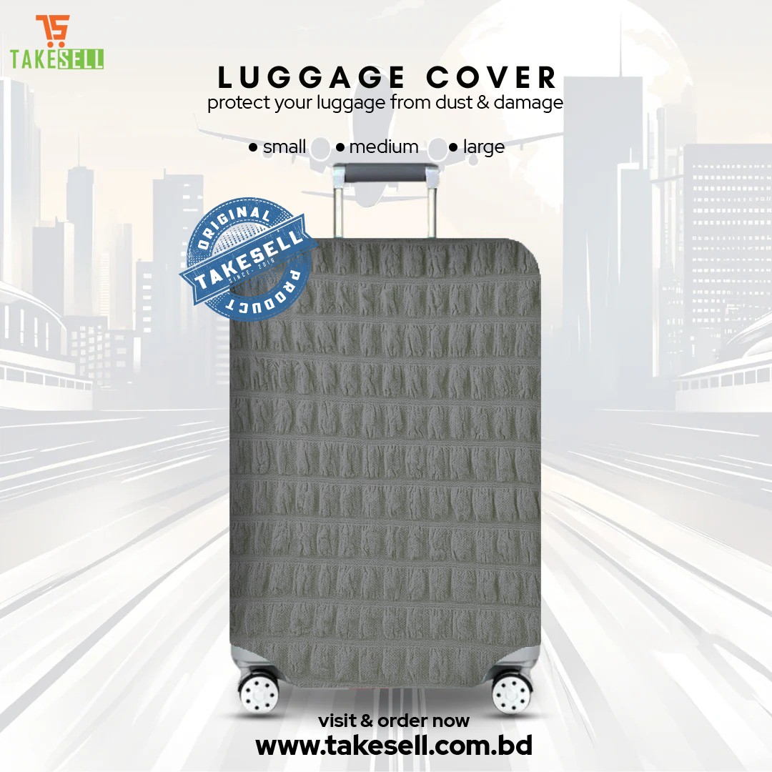 Slate Gray Turkey Luggage Cover