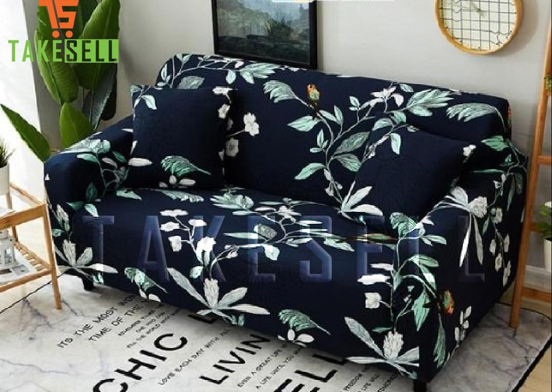 Floral Print Sofa Covers  (2+2+1)