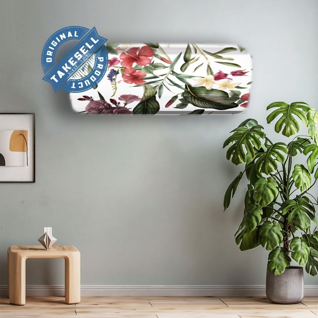 Tropical Hibiscus & Plumeria Flora AC Cover