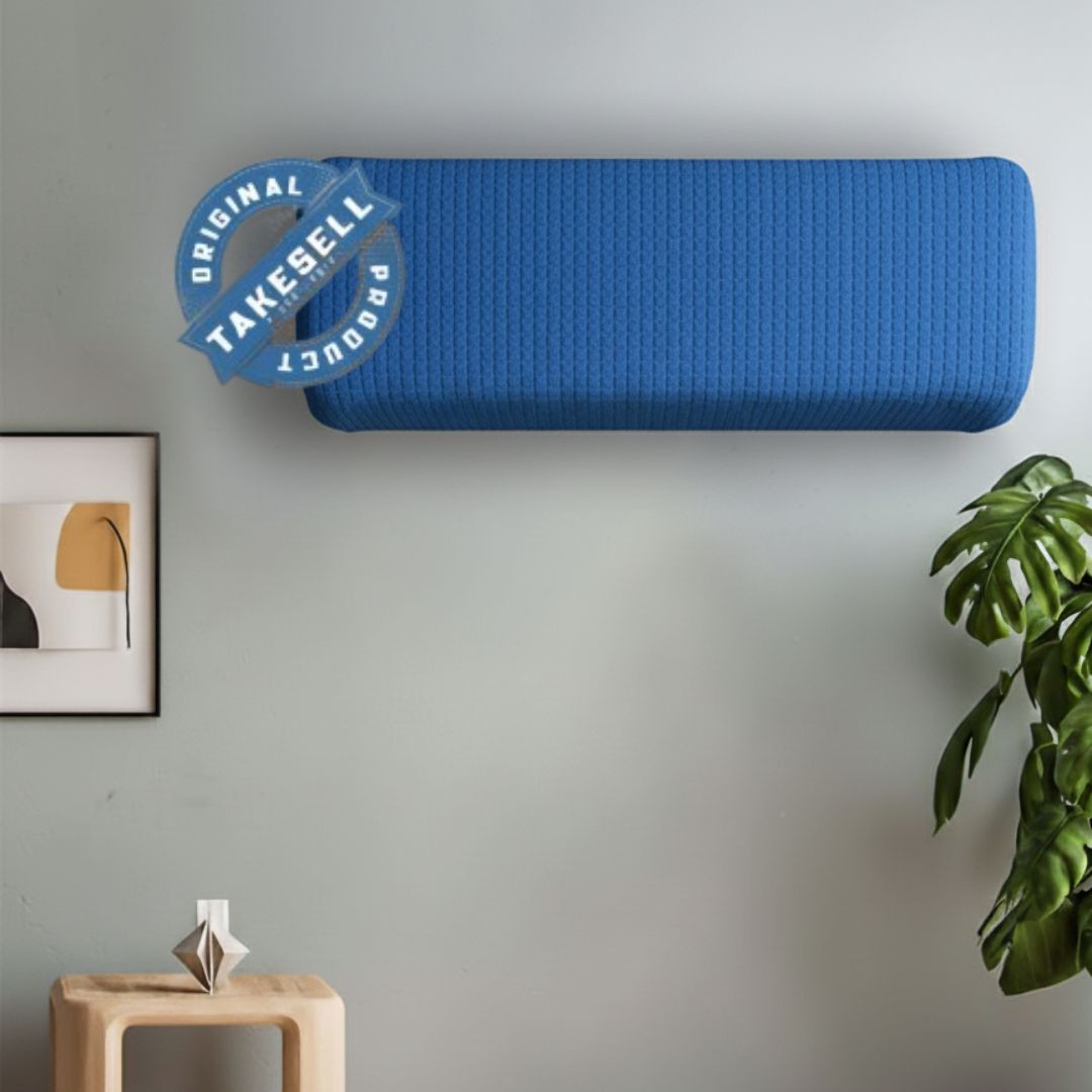 Royal Blue Honeycomb Texture AC Cover