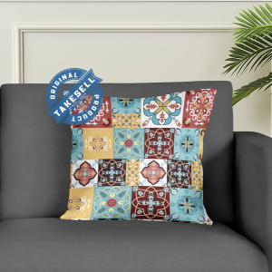 5 Psc china print cushion cover.