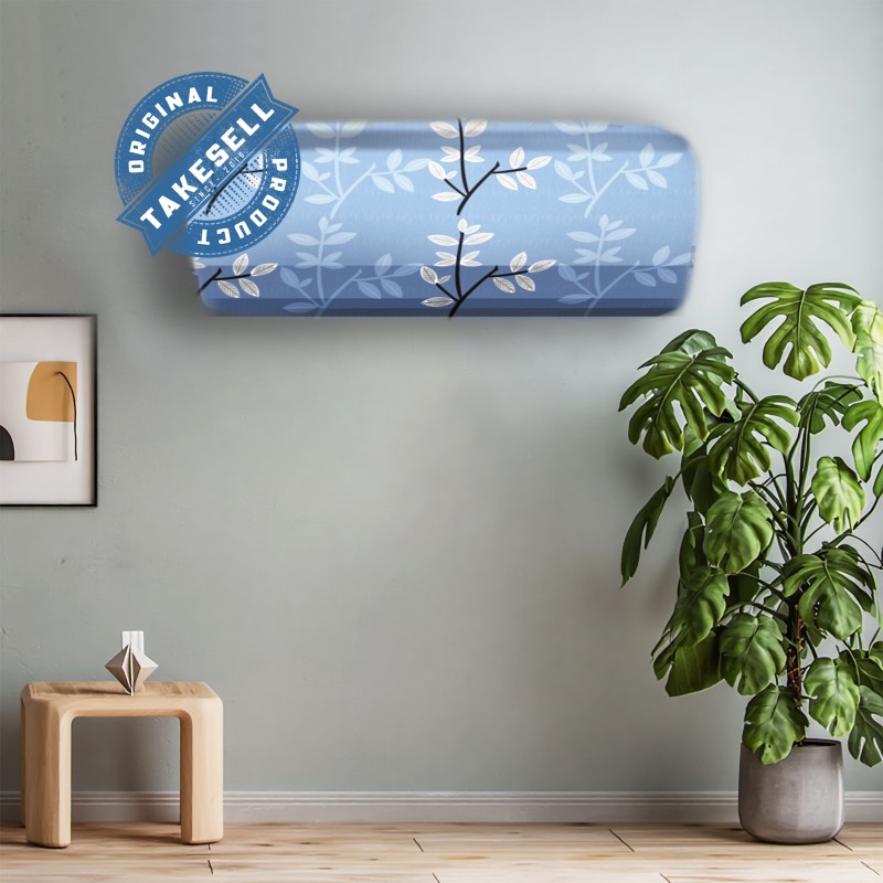 Retro Swirl Geo Split AC Cover
