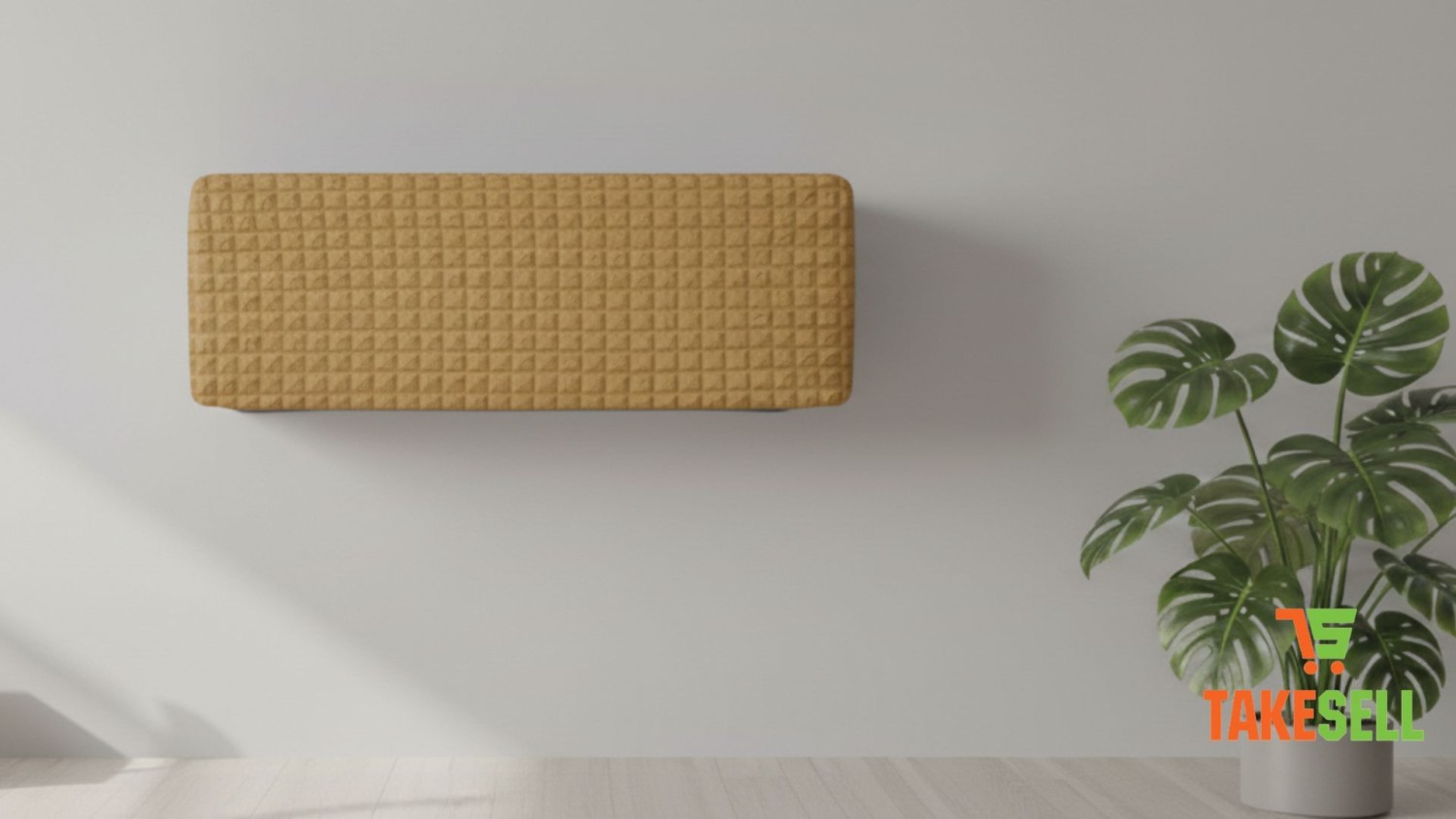 Ochre Mustard Turkey AC Cover