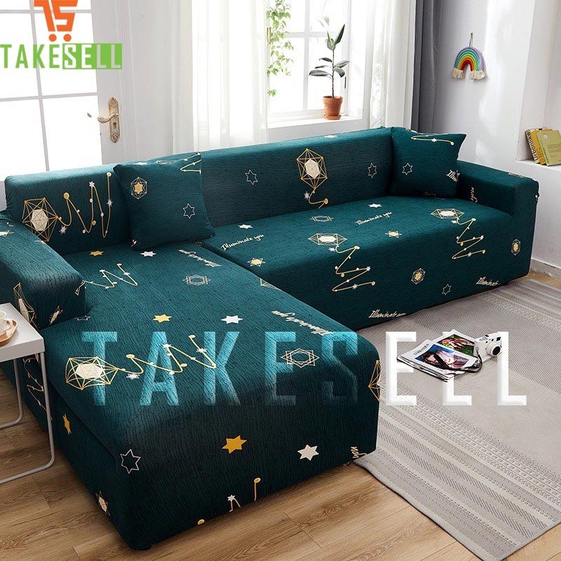 China stitch  sofa cover in Deep Green