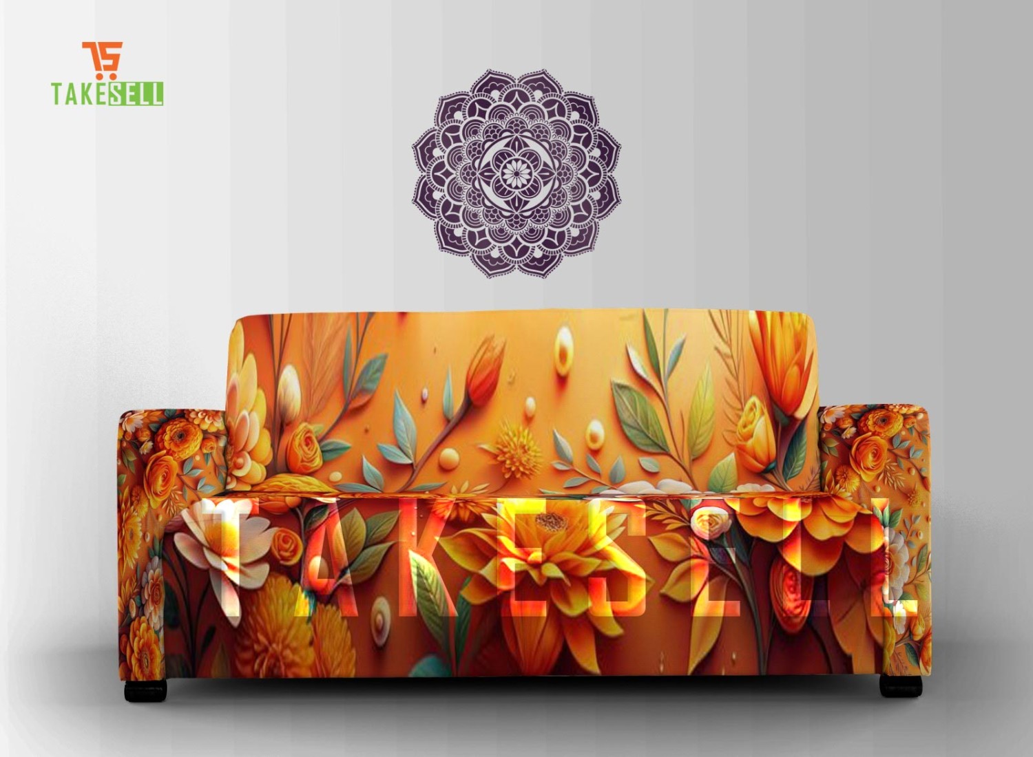 3D China Print Sofa Covers: Luxury décor for your Home.