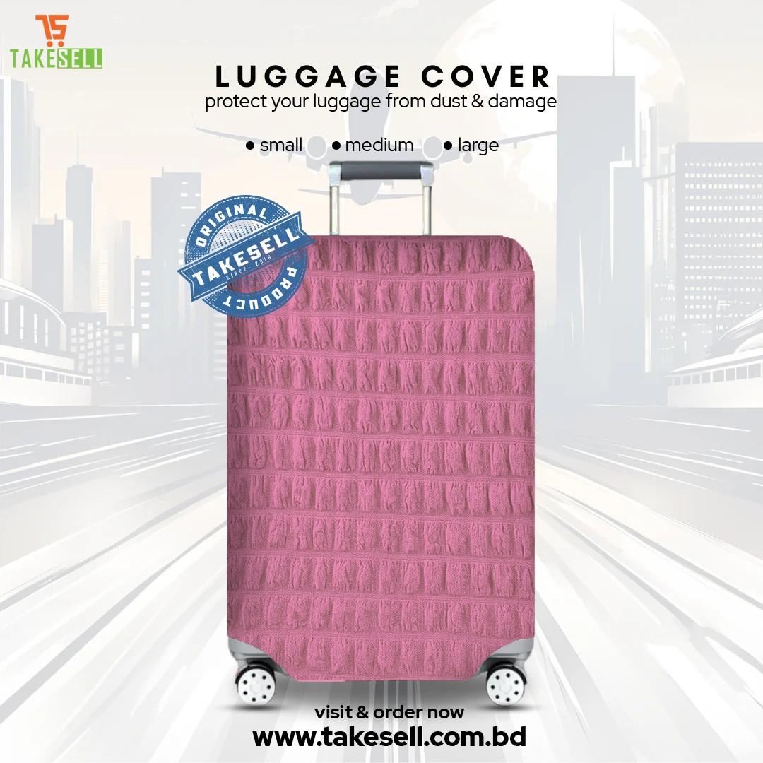 Dusty Rose Turkey Luggage Cover