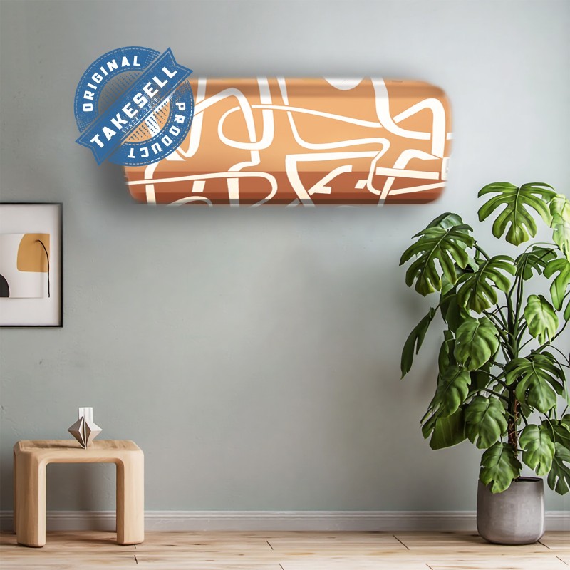 Watercolor Blush Split AC Cover