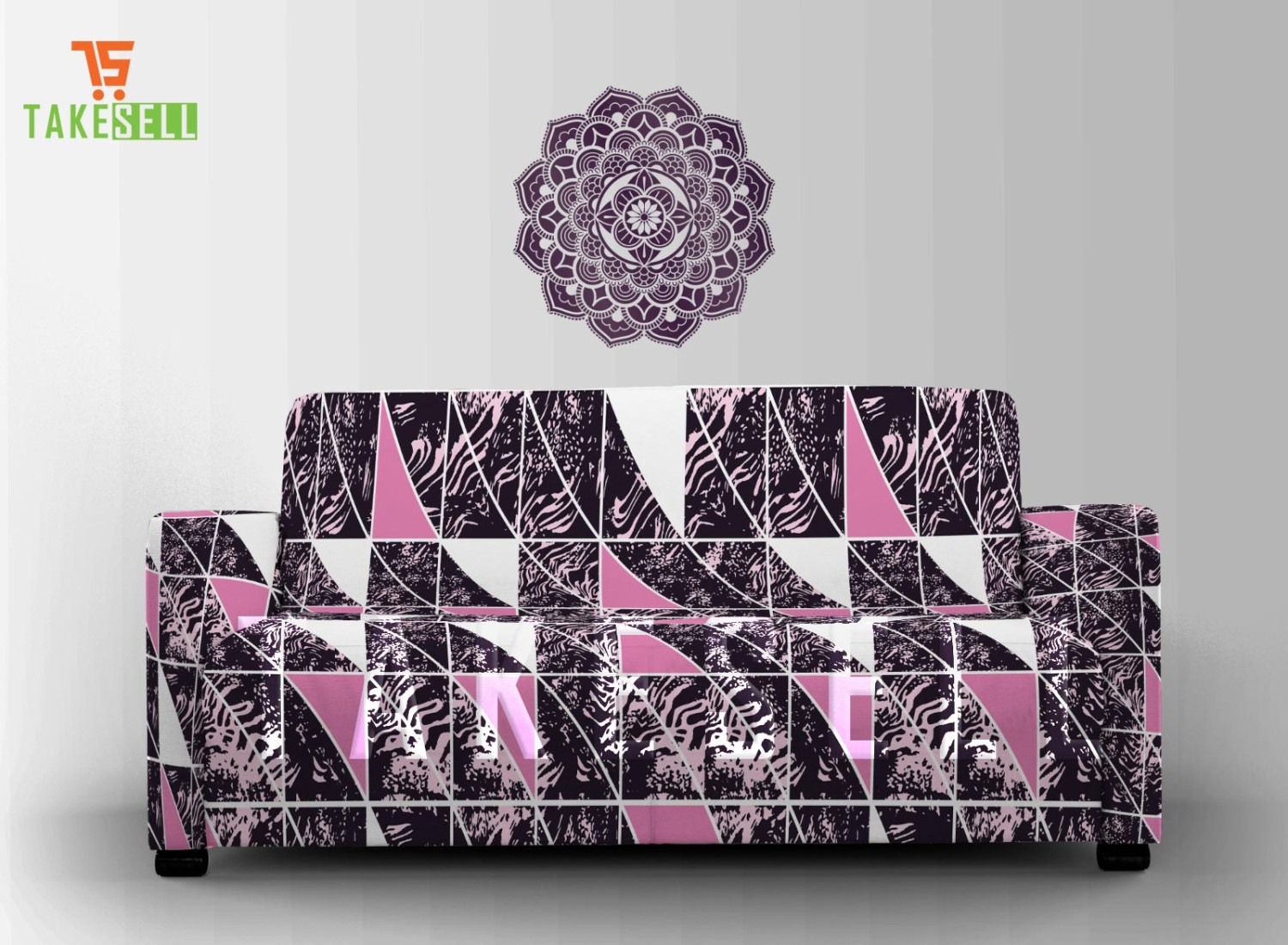china print sofa covers.
