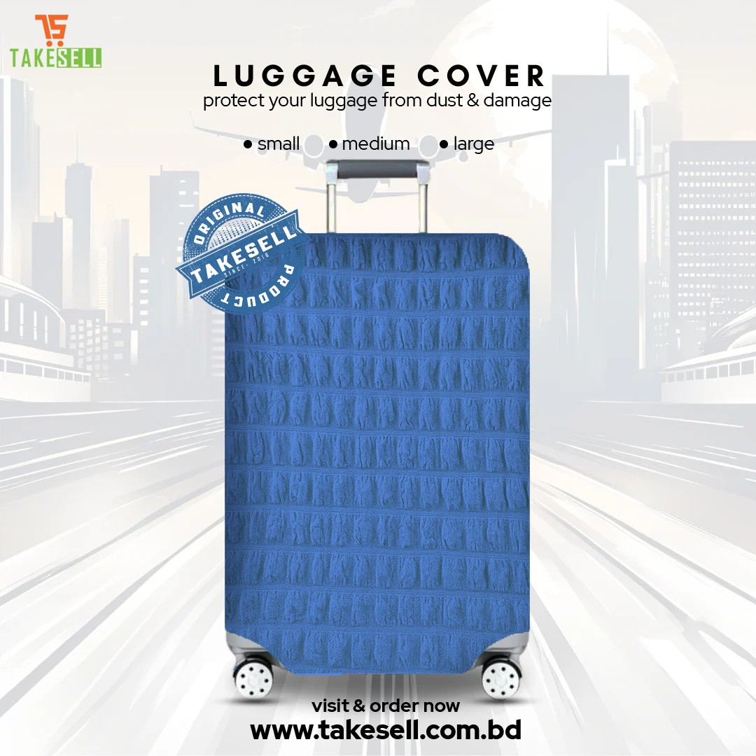 Ocean Blue Turkey Luggage Cover