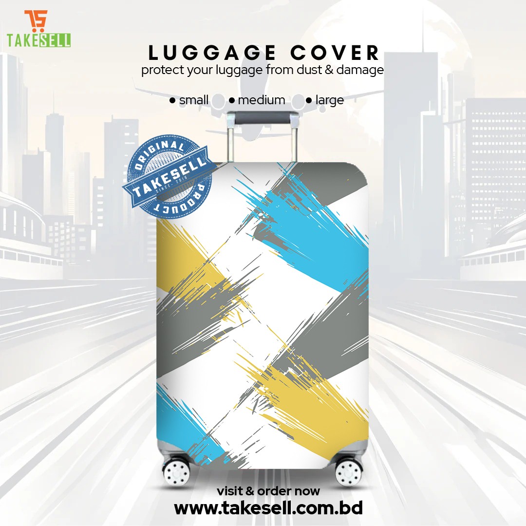 Abstract Huesplash Luggage Cover