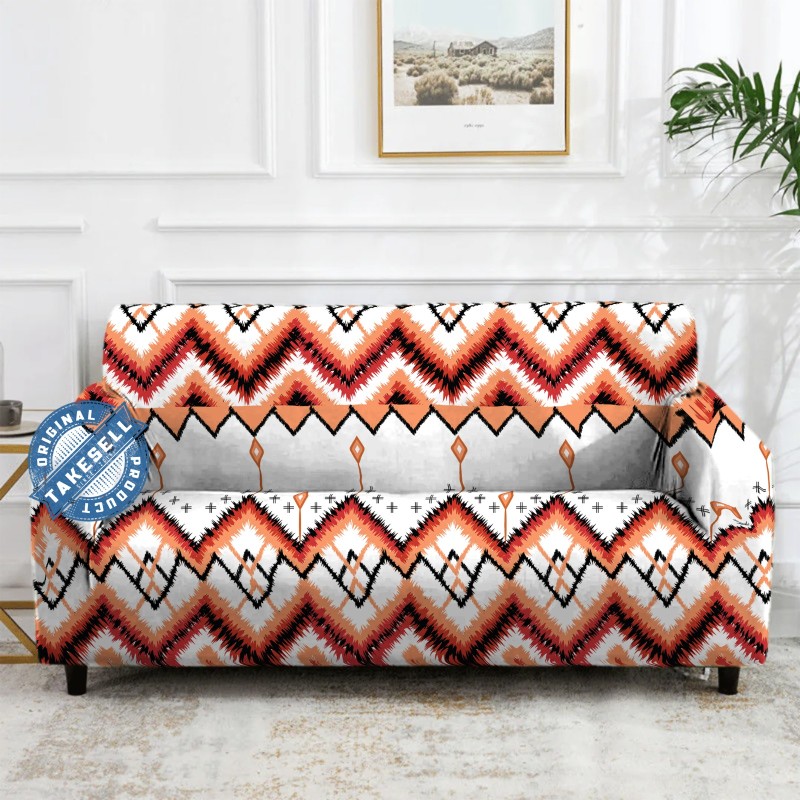 Chevron Print Sofa Cover