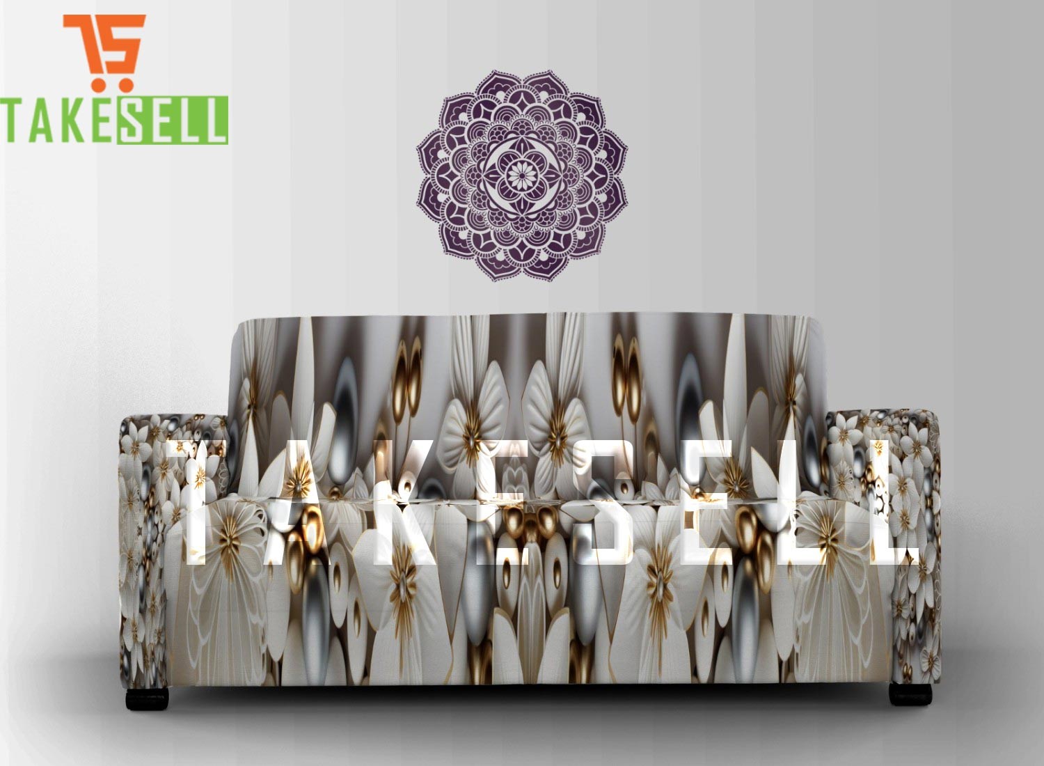 2+2+1 seater china 3d print sofa cover.