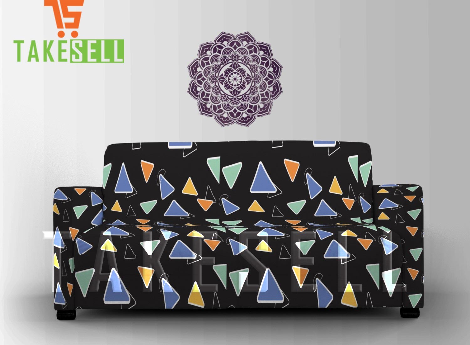 New Design china print sofa cover
