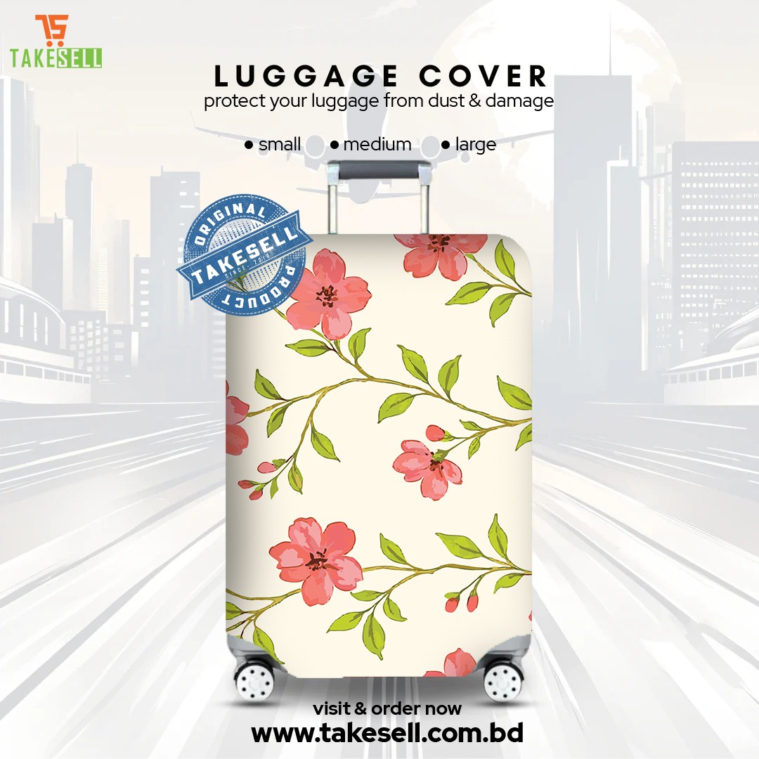 Cherry Blossom Trail Luggage Cover