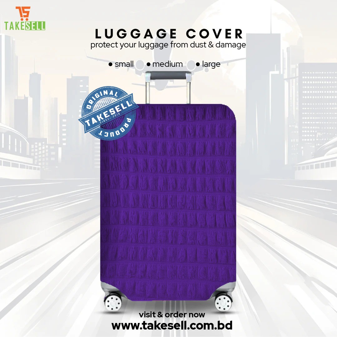 Deep Violet Turkey Luggage Cover