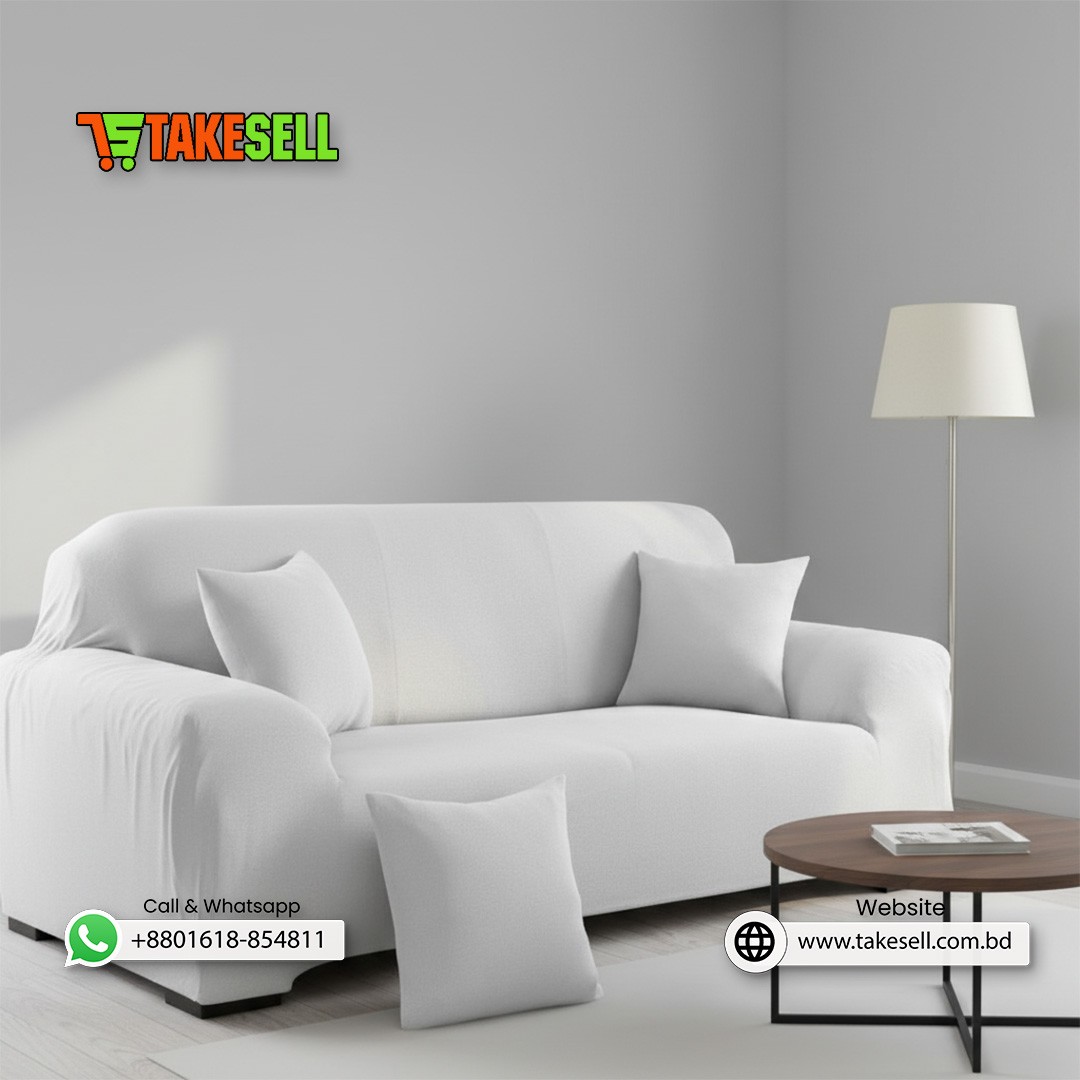 2 seater china solid sofa cover