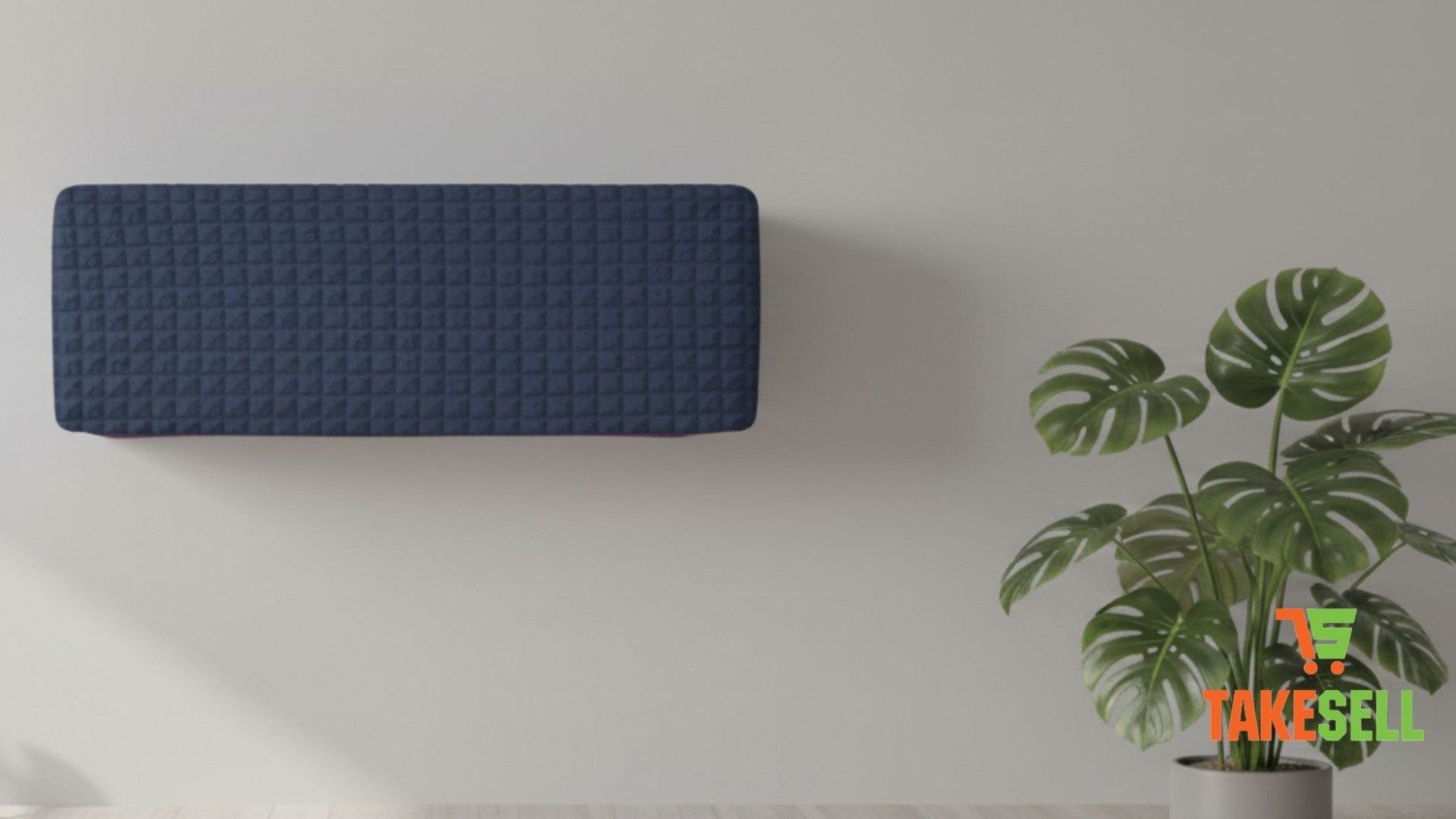 Navy Turkey Textured AC Cover