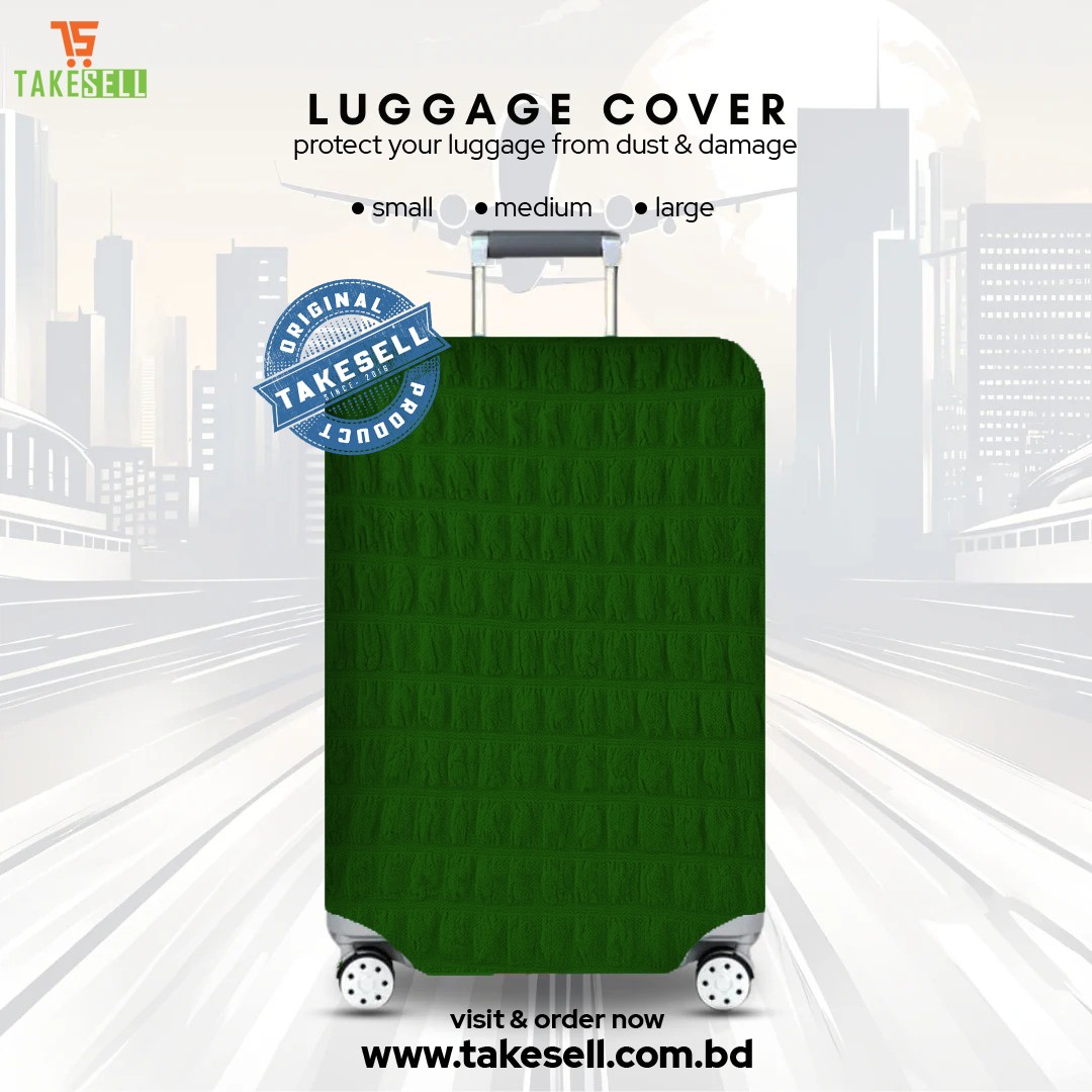 Forest Green Turkey Luggage Cover