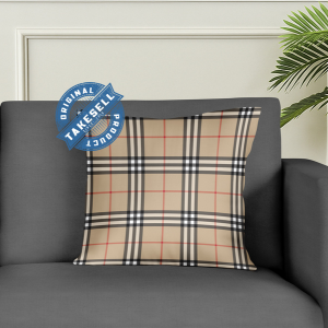 5 Pcs Check Wool Cashmere Cushion cover.