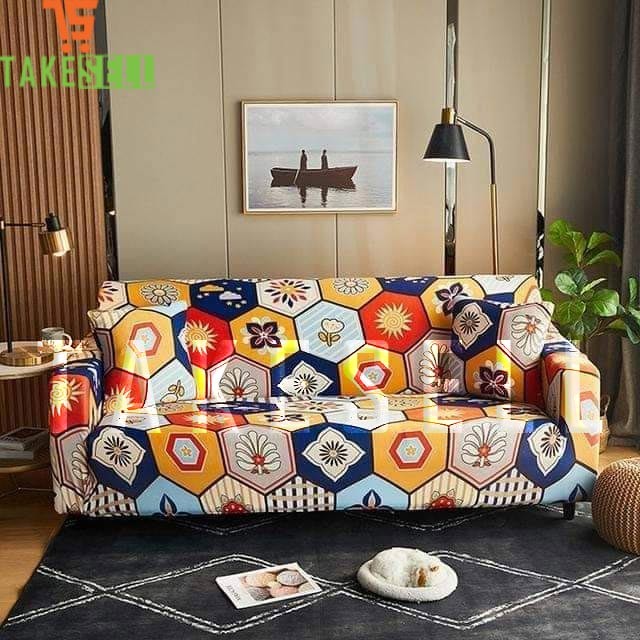 China stitch sofa cover in Deep Green Shade