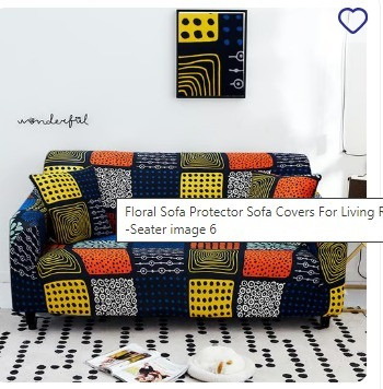 3+1+1 China Print Sofa Cover