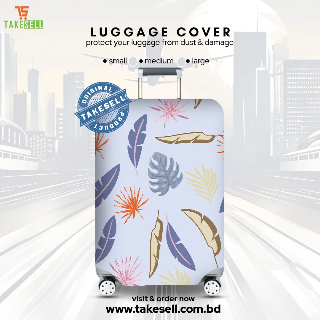 Abstract Tropical Fronds Luggage Cover